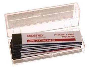 Picture of CROSSTEX X-THIN BLUE ARTICULATING PAPER