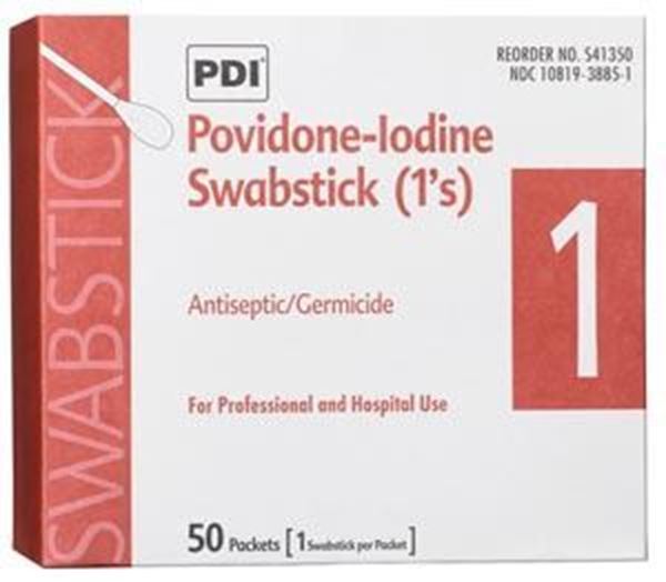Picture of PDI POVIDONE IODINE SWABSTICKS