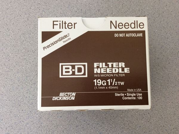 Picture of BD FILTER NEEDLE 19G X 1.5