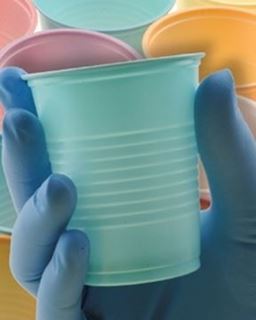 Picture of MEDICOM PLASTIC CUPS-AQUA