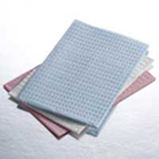 Picture of QUALA 3 PLY PATIENT BIBS- GRAY