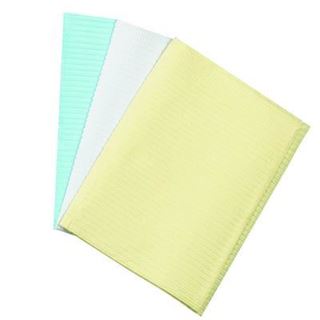 Picture of QUALA 3 PLY PATIENT BIBS- YELLOW