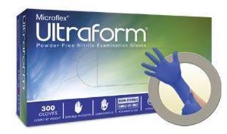 Picture of ULTRAFORM P/F NITRILE EXAM GLOVES SMALL