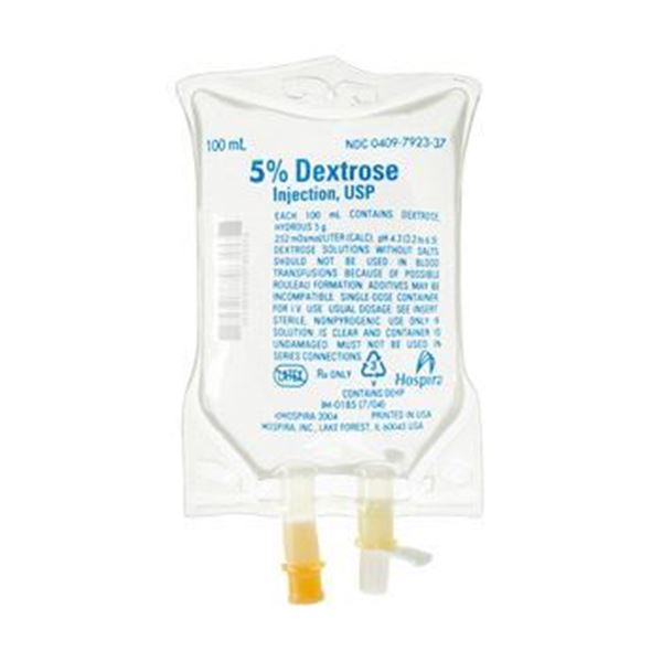 Picture of BAXTER DEXTROSE 5% FOR INJECTION