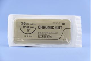 Picture of ETHICON 3.0 CHROMIC GUT SUTURE