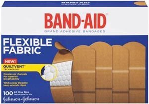 Picture of J&J BAND-AID FABRIC ADHESIVE 1 X 3