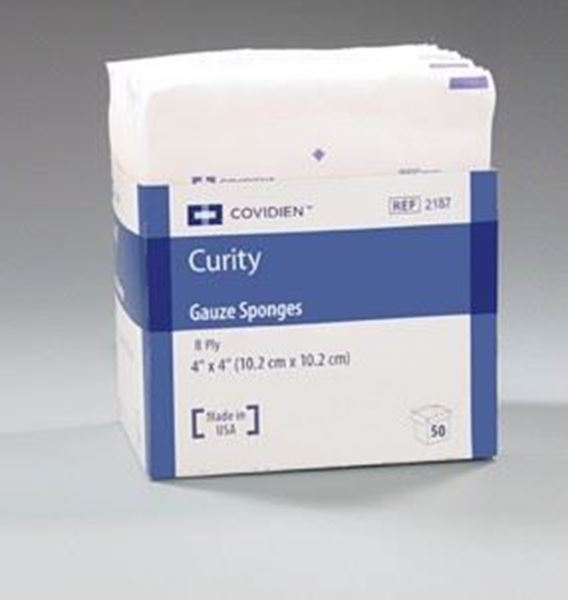 Picture of CURITY 4X4 STERILE GAUZE 8 PLY