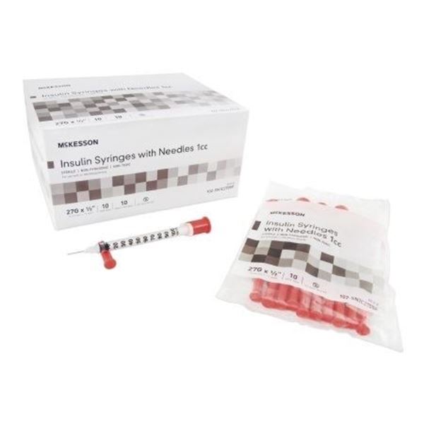 Picture of INSULIN SYRINGE 27G X 1/2" 1CC