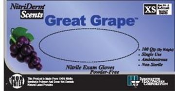 Picture of GRAPE NITRILE EXAM GLOVE-SM