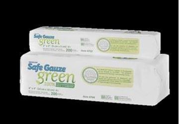 Picture of MEDICOM SAFEGAUZE GREEN SPONGES 2x2