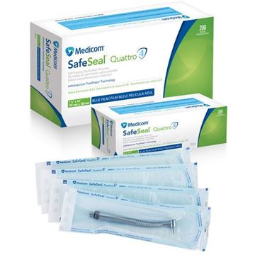 Picture of SAFESEAL QUATTRO STERILIZATION POUCHES 3 1/2" X 5 1/4"