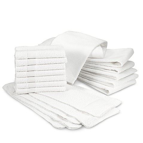 wash towels cloth hand banded guest washcloths bedbathandbeyond bath