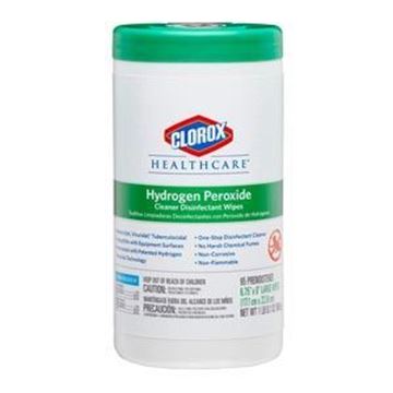 Picture of  CLOROX HYDROGEN PEROXIDE WIPES-XL