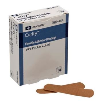 Picture of CURITY SHEER BAND-AIDS 1"X3"