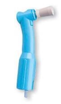 Picture of YOUNG DENTAL CONTRA DISPOSABLE PROPHY ANGLES- FIRM, LIGHT BLUE, TURBO PLUS CUP  