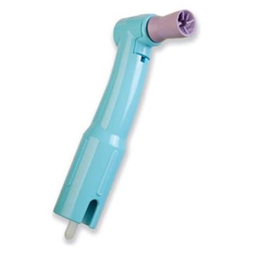 Picture of YOUNG DENTAL CONTRA DISPOSABLE PROPHY ANGLES- LIGHT BLUE, PETITE, WEBBED CUP