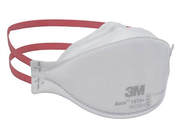 Picture of HEALTHCARE RESPIRATOR SURGICAL FLAT FOLD MASK