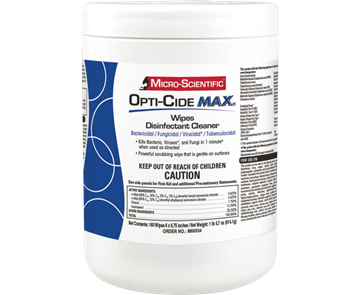 Picture of  MICRO-SCIENTIFIC OPTI-CIDE DISINFECTANT WIPES- XLARGE