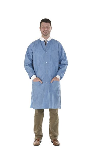 Picture of LAB COAT DEEP BLUE-2 XL