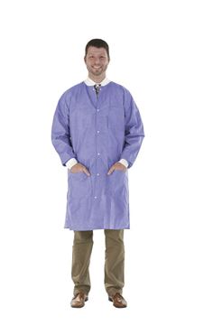 Picture of MEDICOM LAB COAT PLUM PURPLE-LARGE