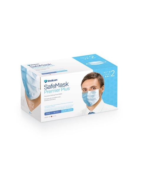 Picture of MEDICOM SAFEMASK PREMIER ELITE-BLUE LEVEL 2