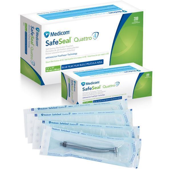 Picture of SAFESEAL QUATTRO STERILIZATION POUCHES 