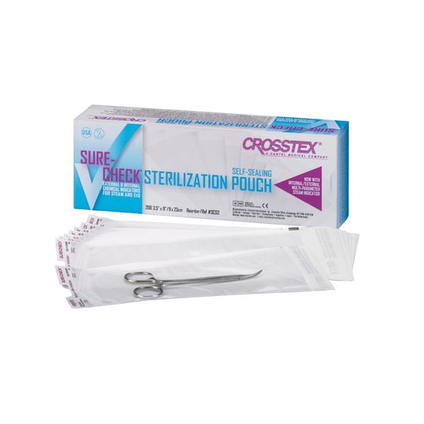 Picture of CROSSTEX 5 1/4" X 6 1/2" STERILIZATION POUCH 