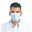 Picture of SULTAN COM-FIT PROCEDURE MASK-BLUE