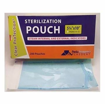 Picture of PLASDENT  5 1/4" X 10 STERILIZATION POUCH