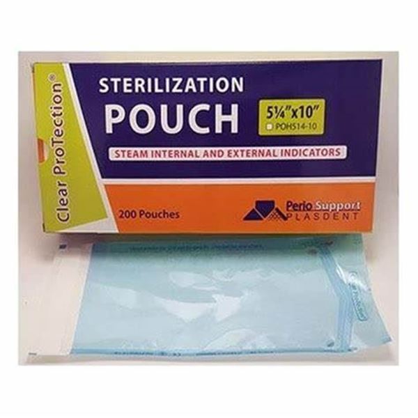 Picture of PLASDENT  5 1/4" X 10 STERILIZATION POUCH