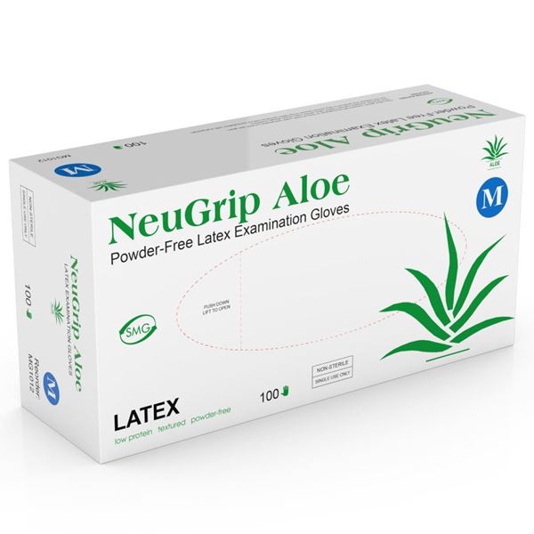 Picture of NEUGRIP ALOE LATEX GLOVE-MED