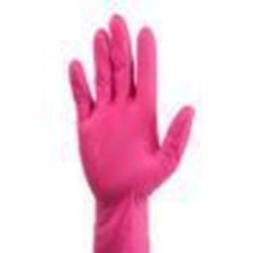 Picture of MEDGLUV PINK NITRILE GLOVE-S