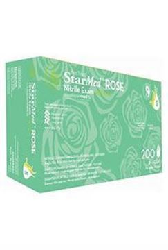 Picture of STAR MED ROSE NITRILE-MEDIUM