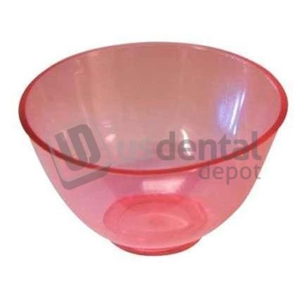 Picture of PLASDENT FLOWBOWL LG RUBY RED