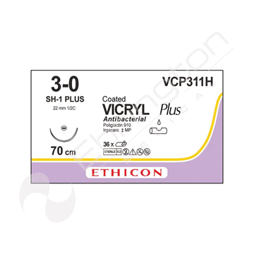 Picture of ETHICON VICRYL PLUS SUTURE 3.0